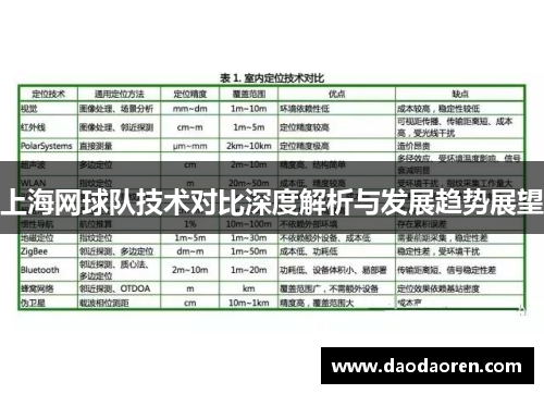 上海网球队技术对比深度解析与发展趋势展望